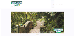 Desktop Screenshot of gardenpro.com.au
